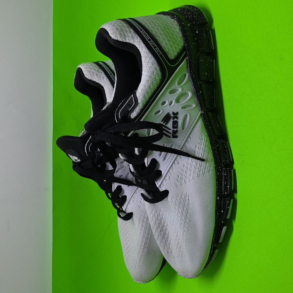 RBX White w/ Black Textile Athletic Shoes Mens 11